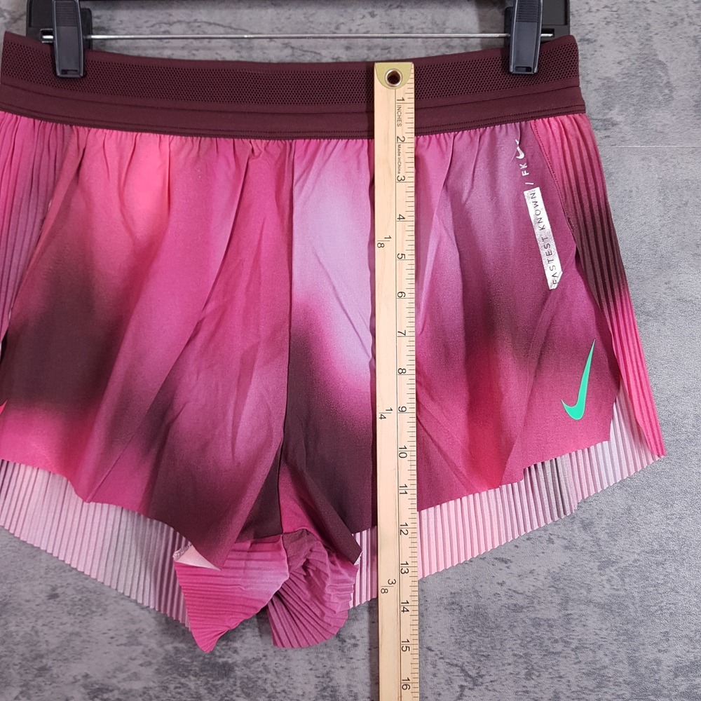NIKE AeroSwift Faith Kipyegon Dri-FIT ADV 3" Running Shorts Womens MEDIUM Pink - Picture 7 of 7